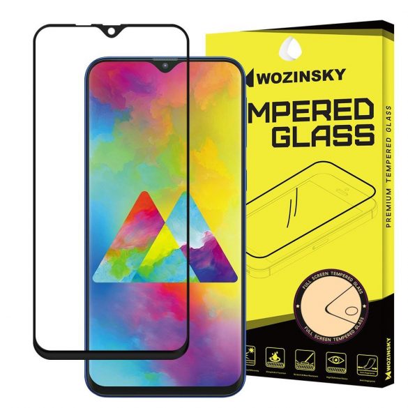 Samsung Galaxy M10 Rezistent la zgârieturi Folie securizată FULL POPPER negru Folie securizată Afișaj Folie protecție de ecran Folie protecție ecran a ecranului SM-M105F