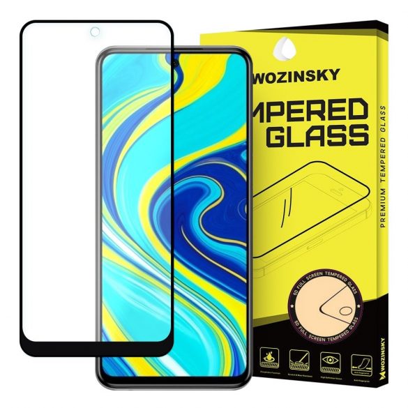 Xiaomi Redmi Note 9 Pro / Note 9S / Poco X3 Pro Folie securizată negru FULL SCREEN ecran din Folie securizată ecran protecțieecran rezistent la zgârieturi