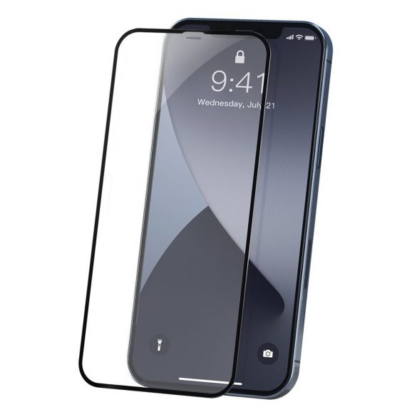 Apple iPhone 12 Mini din Folie securizată 5D negru FULL SCREEN ecran din Folie securizată ecran de Folie ecran protecțieFolie rezistent la zgârieturi ecran