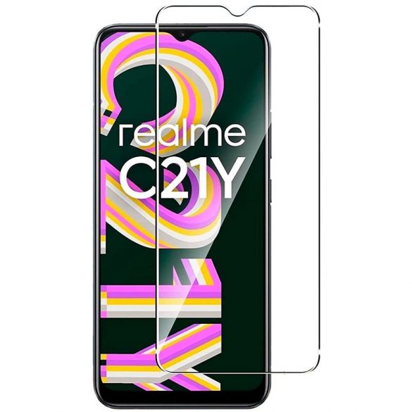 Realme C21Y / Realme C25Y Folie securizată rezistentă la zgârieturi Folie securizată pentru afișaj folie de protecție a afișajului folie de protecție a afișajului