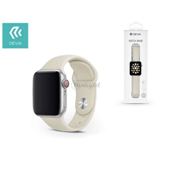 Curea sport Apple Watch cu orificii - Curea sport Devia Deluxe Series - 42/44/45/49 mm - piatra