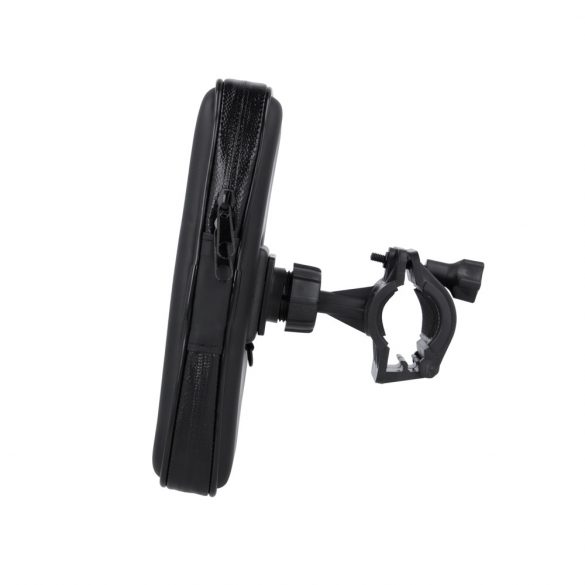 Suport universal pentru biciclete, suport pentru telefon rezistent la praf și căderi pentru dispozitive de până la 6,5" - Maxlife MXBH-01XL Bike Holder - negru