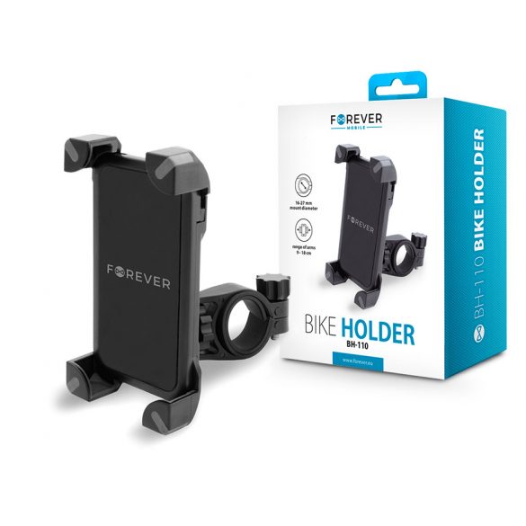 Suport universal pentru telefon pentru biciclete - Forever BH-110 Bike Holder - negru