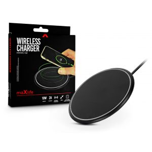 Maxlife Qi Universal Wireless Charging Station - 5V/2A - 10 W - Maxlife MXWC-02 Wireless Charger - Qi Standard - Negru