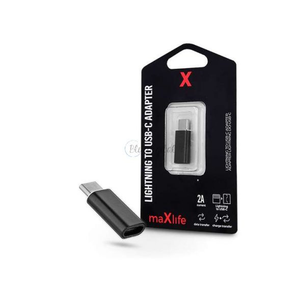 Maxlife Lightning - Adaptor USB Type-C - Adaptor Maxlife Lightning la USB-C - 2A - negru