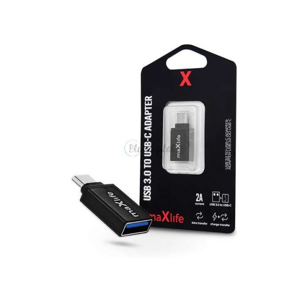 Maxlife USB - Adaptor USB Type-C OTG - Adaptor Maxlife USB 3.0 la USB-C - 2A - negru