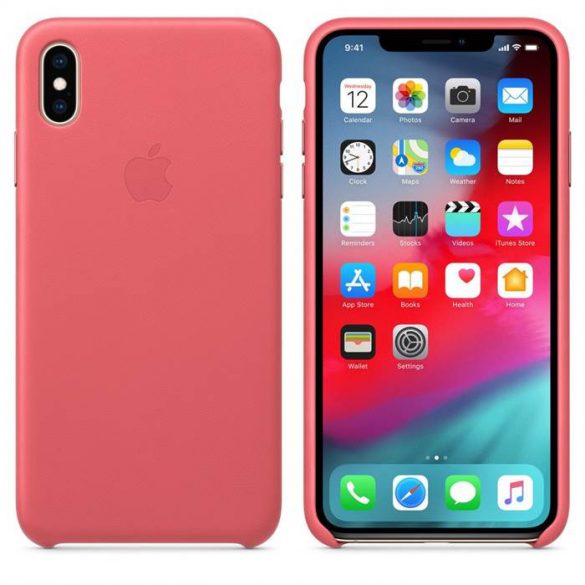 Apple iPhone XS Max MTEX2ZM/A Husă spate din piele - roz