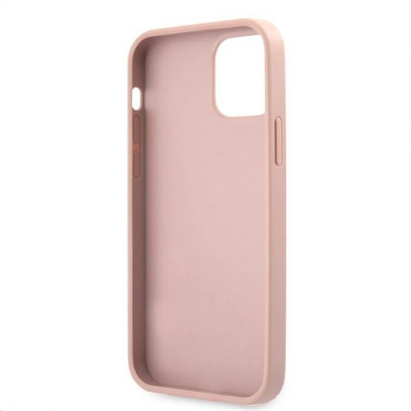 Husa din spate pentru iPhone 12/12 Pro GUESS GUHCP12MRSAVSRG - Aur roz