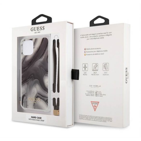 Husă din TPU pentru Apple iPhone 12/12 Pro GUESS GUHCN12MKSMAGR - gri