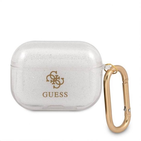 Suport TPU pentru Apple Airpods Pro GUESS GUAPUCG4GT - Transparent