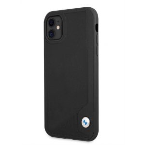 Husă din piele Apple iPhone 11 BMW BMHCN61RCDPK - neagră