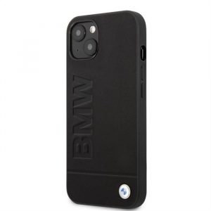 Apple iPhone 13 Mini BMW BMHCP13SSLLBK Husă din piele - negru