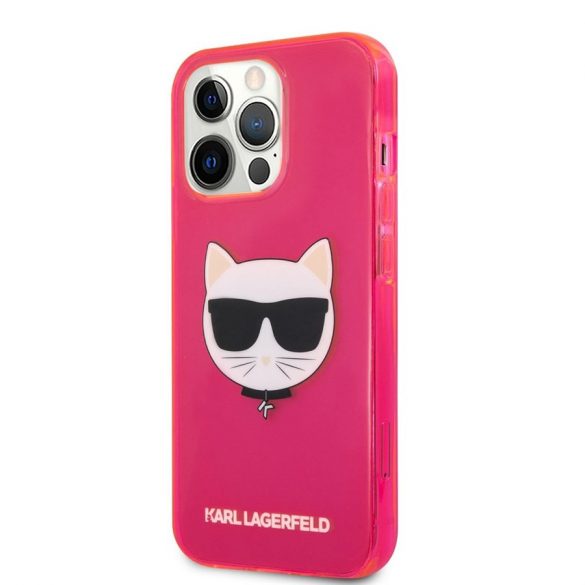 Apple iPhone 13 Pro KARL LAGERFELD KLHCP13LCHTRP Husă spate - Roz