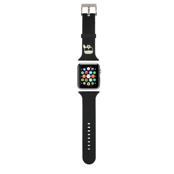 Curea de ceas Apple iWatch Karl Lagerfeld KLAWLSLKK 42/44mm - Negru