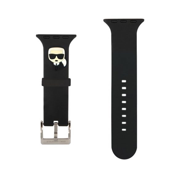 Curea de ceas Apple iWatch Karl Lagerfeld KLAWLSLKK 42/44mm - Negru