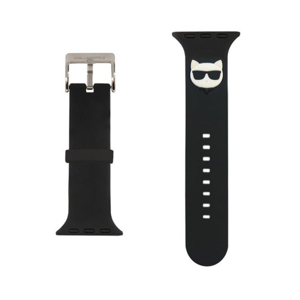 Curea de ceas Apple iWatch Karl Lagerfeld KLAWMSLCK 38/40 mm - Negru