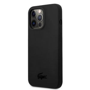 Husă din silicon lichid Apple iPhone 13 Pro Lacoste LCHCP13LSK - neagră