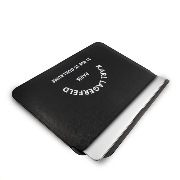 KARL LAGERFELD KLCS14RSGSFBK Geanta pentru notebook/tableta 14'' - neagra