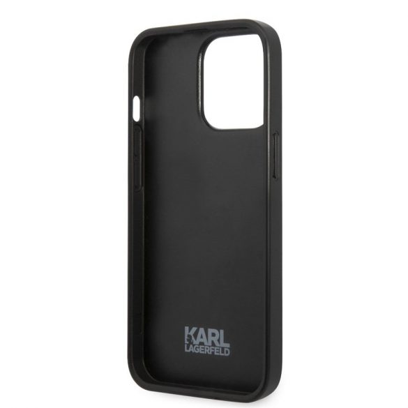 Husa din spate Apple iPhone 13 Pro KARL LAGERFELD KLHCP13LPMNIKBK - negru