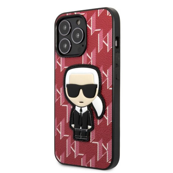 Husa din spate Apple iPhone 13 Pro KARL LAGERFELD KLHCP13LPMNIKPI - rosie