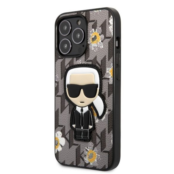 Husă din spate Apple iPhone 13 Pro KARL LAGERFELD KLHCP13LPMNFIK1 - gri