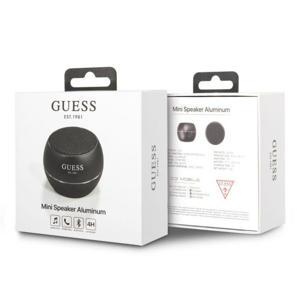 Difuzor Bluetooth GUESS GUWSALGEK - negru