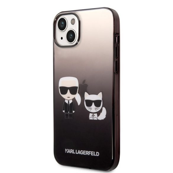 Husă din TPU pentru Apple iPhone 14 Plus KARL LAGERFELD KLHCP14MTGKCK - neagră