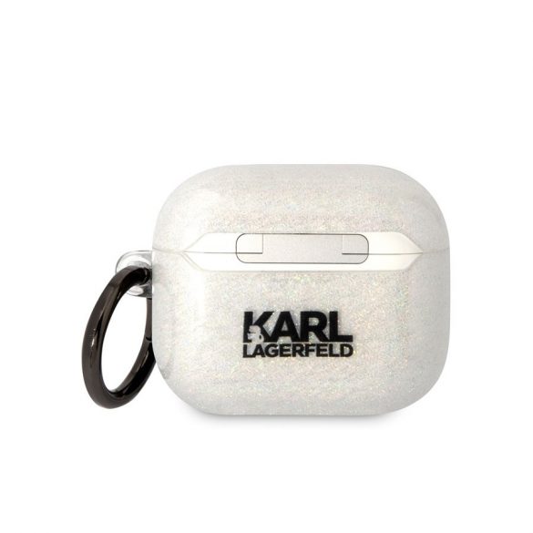 Suport TPU pentru Apple Airpods 3 KARL LAGERFELD KLA3HNKCTGT - Transparent