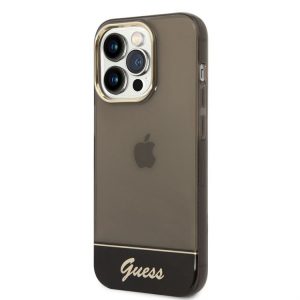 Husă din TPU pentru Apple iPhone 14 Pro Max GUESS GUHCP14XHGCOK - neagră