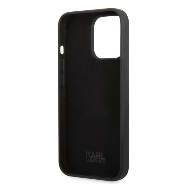 Apple iPhone 13 Pro KARL LAGERFELD KLHCP13LSNCHBCK Husă spate lichid - negru