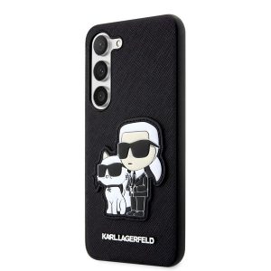 Husa din spate Samsung S23 Plus KARL LAGERFELD KLHCS23MSANKCPK - Negru