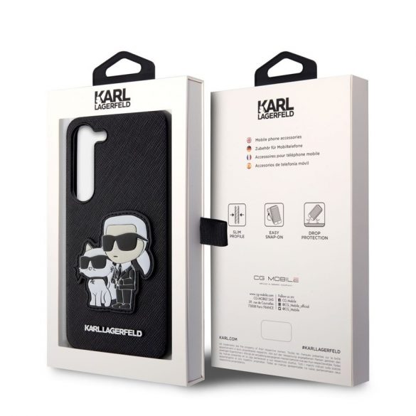 Husa din spate Samsung S23 Plus KARL LAGERFELD KLHCS23MSANKCPK - Negru