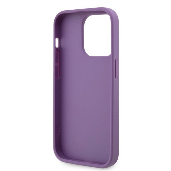 Husa din spate Apple iPhone 14 Pro GUESS GUHCP14LHDGTPU - Carcasa violet