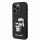 Husa din spate Apple iPhone 14 Pro KARL LAGERFELD KLHCP14LSANKCPK - Husa neagra