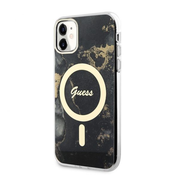 Apple iPhone 11 GUESS GUHMN61HTMRSK MagSafe Husă spate - Negru husă