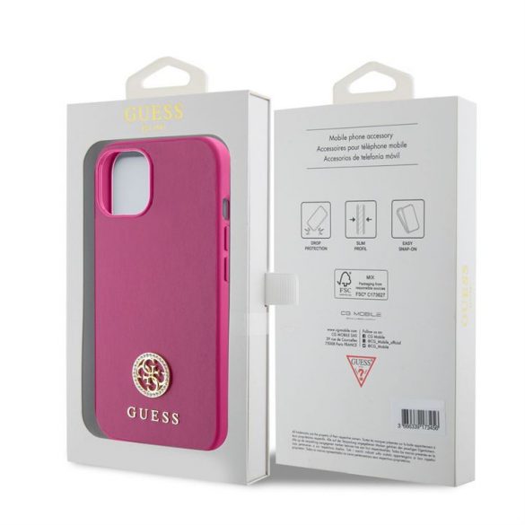 Apple iPhone 15 GUESS GUHCP15SPS4SDGPP Husă spate - Magenta