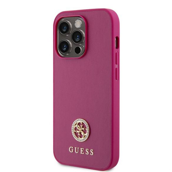 Husa din spate Apple iPhone 15 Pro GUESS GUHCP15LPS4SDGPP - Magenta