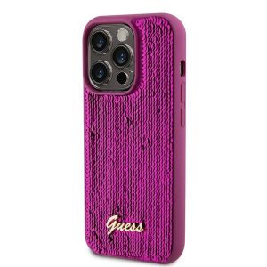 Husa din spate Apple iPhone 14 Pro GUESS GUHCP14LPSFDGSF - Magenta