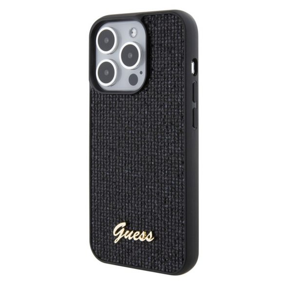 Husă din spate Apple iPhone 15 Pro Max GUESS GUHCP15XPMSDGSK - neagră