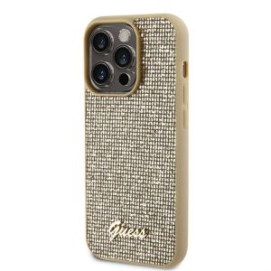 Husă din spate Apple iPhone 15 Pro GUESS GUHCP15LPMSDGSD - auriu