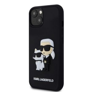 Husa din spate Apple iPhone 14 KARL LAGERFELD KLHCP14S3DRKCNK - negru