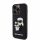 Husa din spate Apple iPhone 14 Pro Max KARL LAGERFELD KLHCP14X3DRKCNK - negru