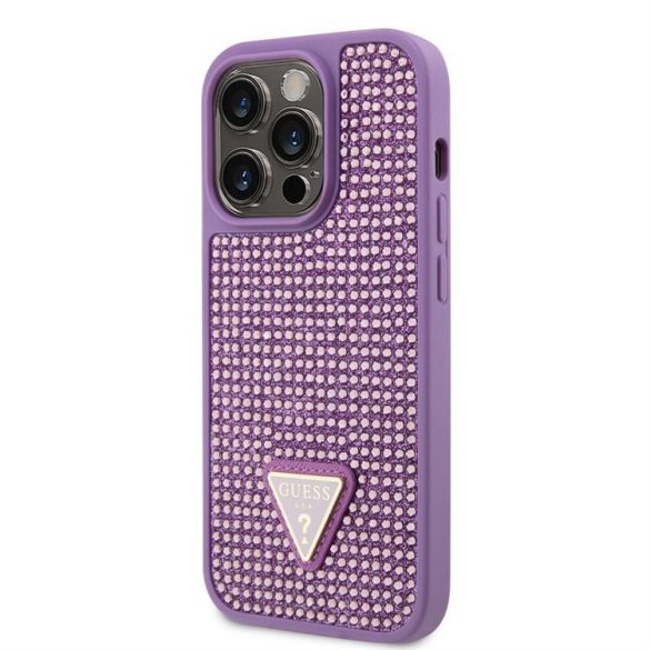 Husă din spate Apple iPhone 15 Pro GUESS GUHCP15LHDGTPU - violet