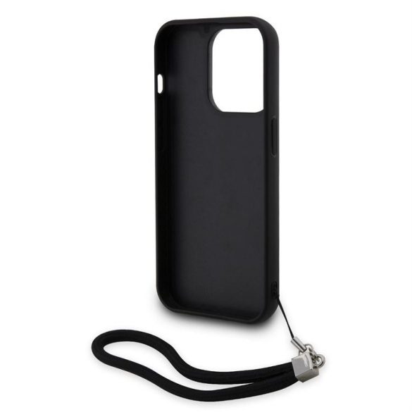 Husă din spate reversibilă KARL LAGERFELD KLHCP15LPSQRKS Apple iPhone 15 Pro - negru/argintiu