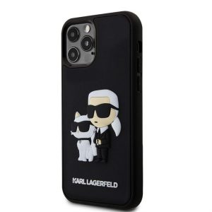 Apple iPhone 12/12 Pro KARL LAGERFELD KLHCP12M3DRKCNK Husă spate - Negru