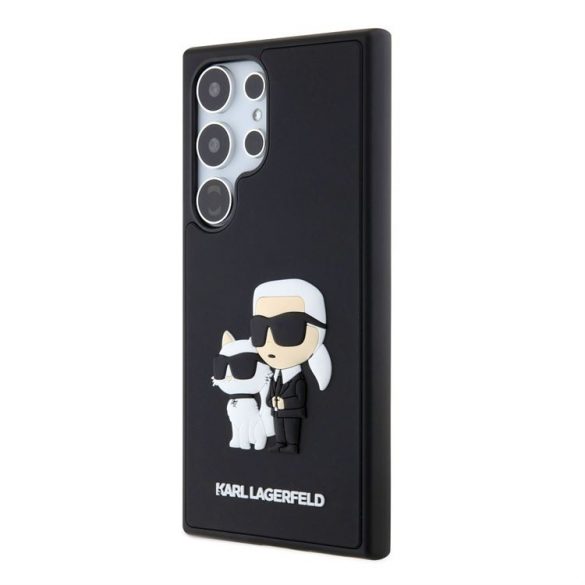 Samsung S24 Ultra KARL LAGERFELD KLHCS24L3DRKCNK 3D Back Cover - Negru