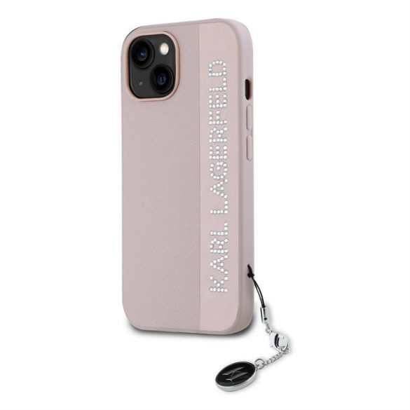 Apple iPhone 15 KARL LAGERFELD KLHCP15SPSAKDGCP Capac spate - Roz