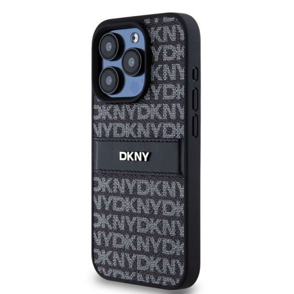 Husă din spate Apple iPhone 15 Pro DKNY DKHCP15LPRTHSLK - neagră