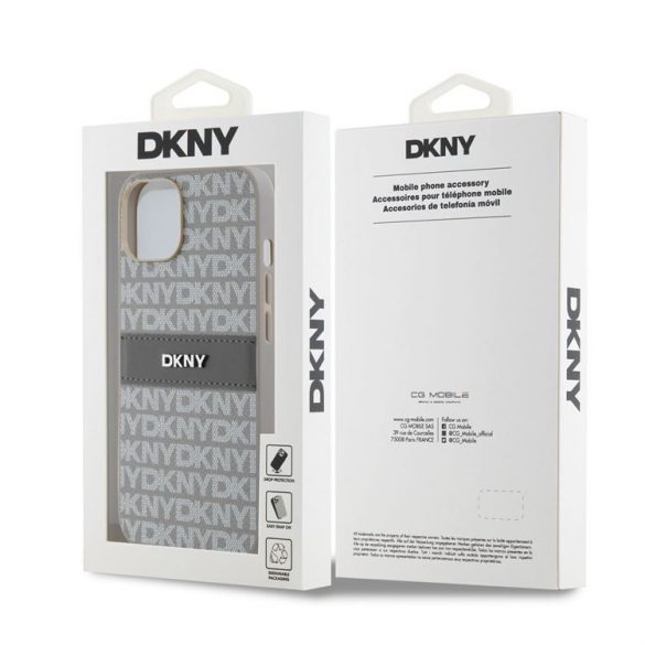 Husă din spate Apple iPhone 14 DKNY DKHCP14SPRTHSLE - bej