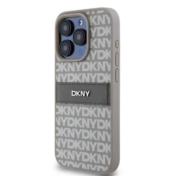 Husă din spate Apple iPhone 15 Pro DKNY DKHCP15LPRTHSLE - bej